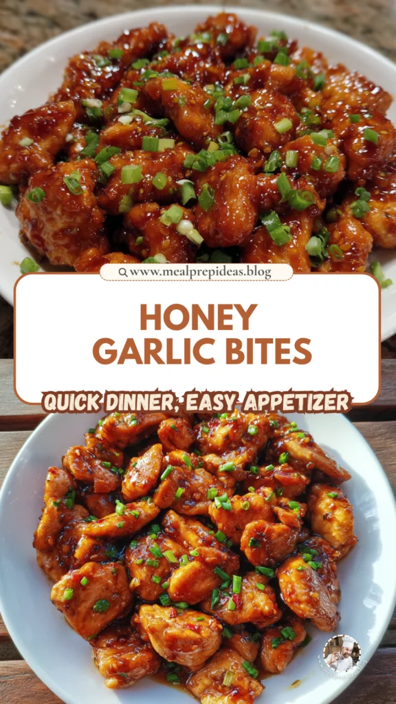 Honey Garlic Chicken Bites