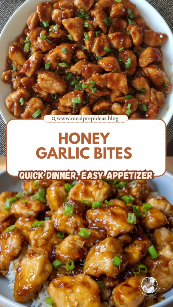 Honey Garlic Chicken Bites