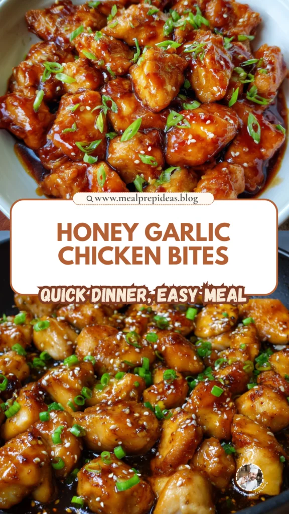 Honey Garlic Chicken Bites