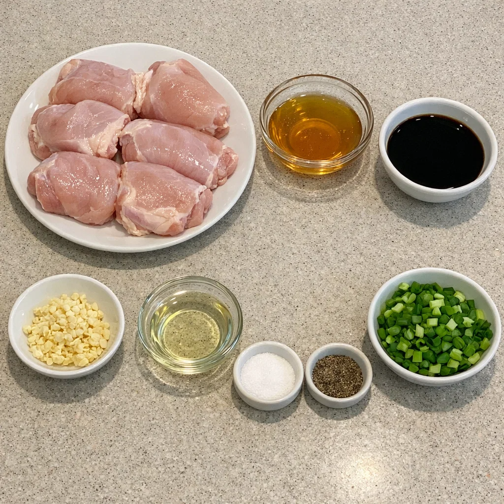 Honey Garlic Chicken Thighs