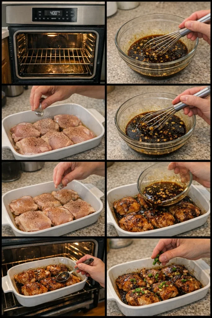 Honey Garlic Chicken Thighs