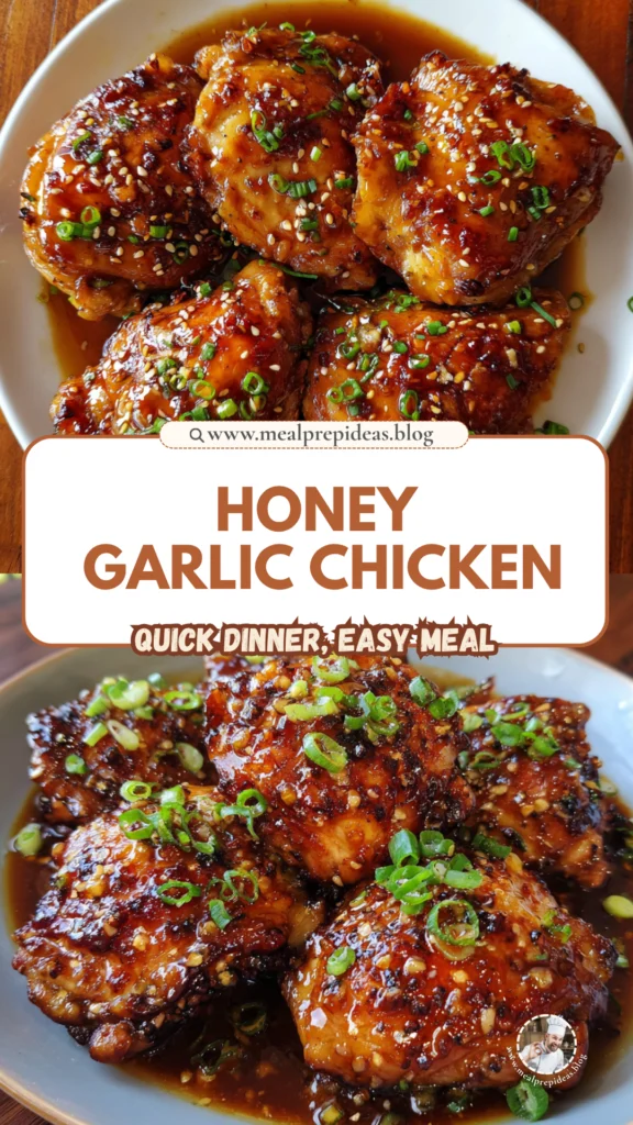 Honey Garlic Chicken Thighs