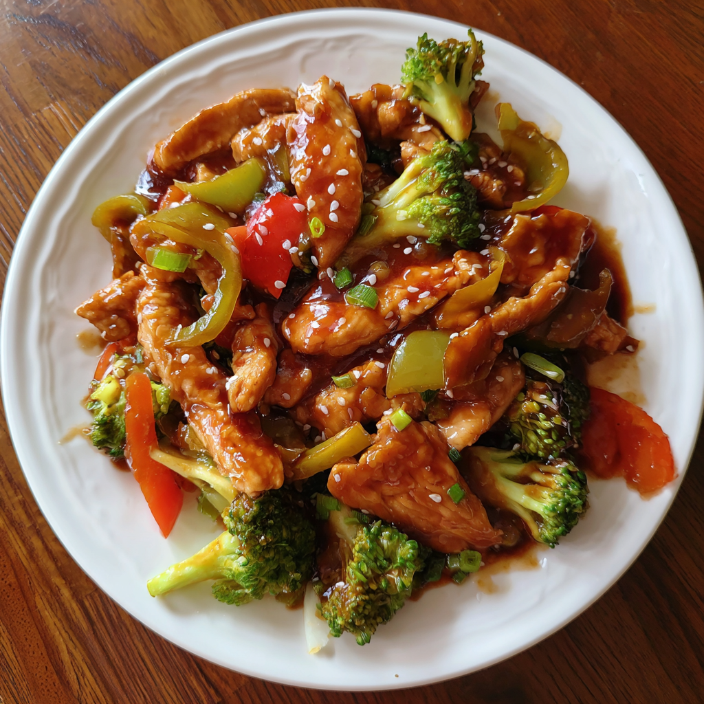Honey Ginger Chicken Stir-Fry