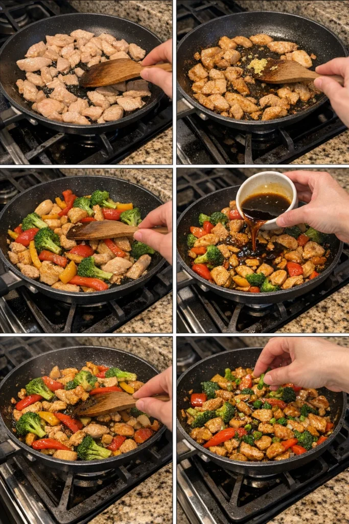 Honey Ginger Chicken Stir-Fry