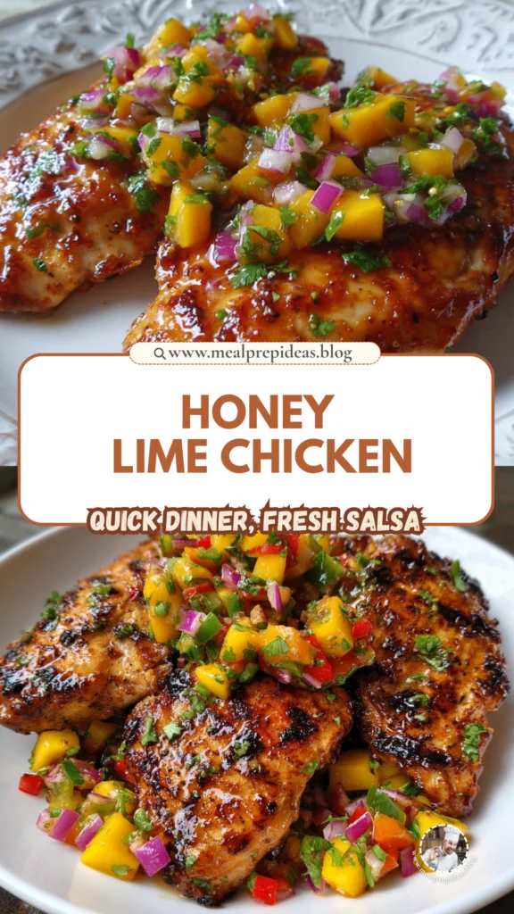 Honey Lime Chicken with Mango Salsa