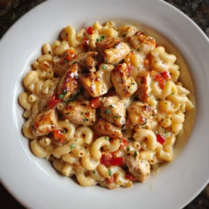 Honey Pepper Chicken Mac and Cheese