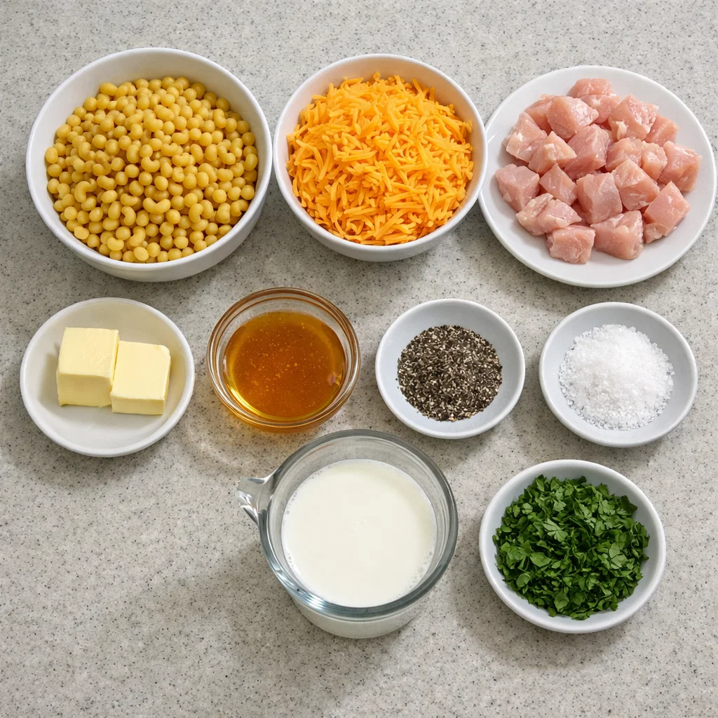 Honey Pepper Chicken Mac and Cheese