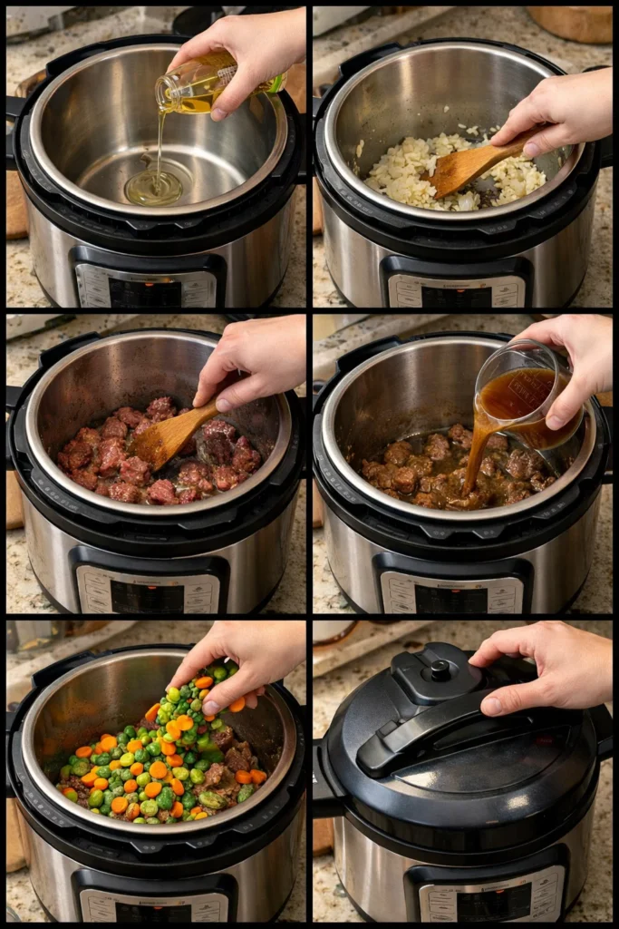 Instant Pot Beef and Vegetables