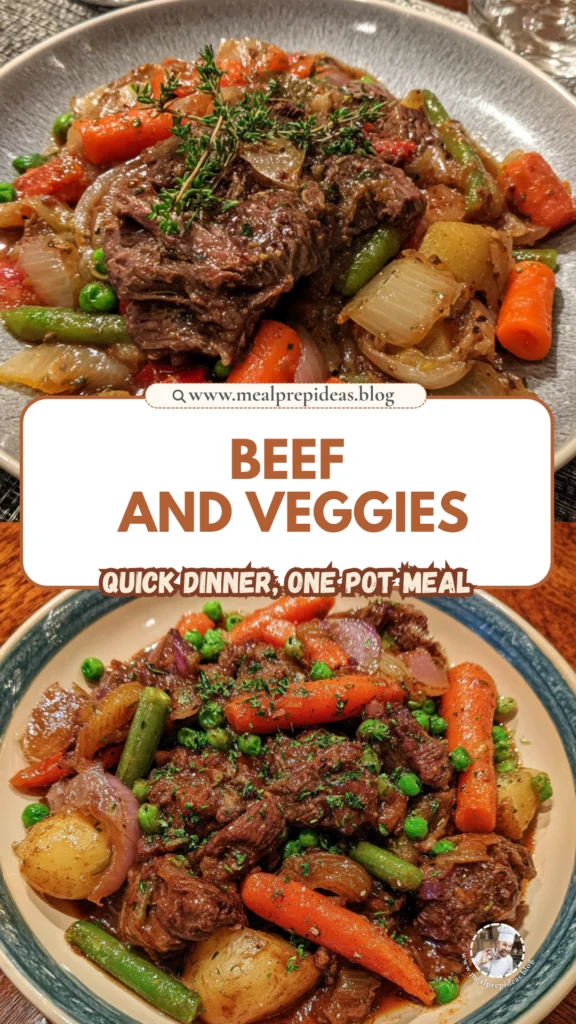 Instant Pot Beef and Vegetables