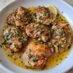 Lemon Garlic Butter Chicken Thighs