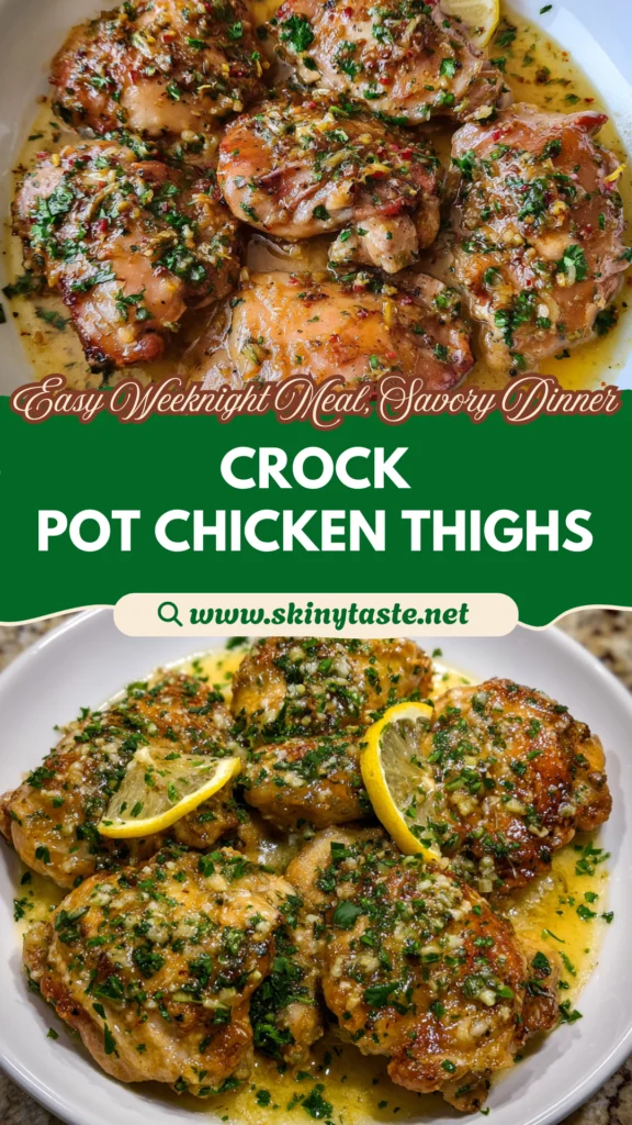 Lemon Garlic Butter Chicken Thighs