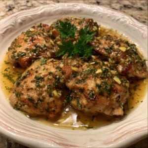 Lemon Garlic Chicken Thighs