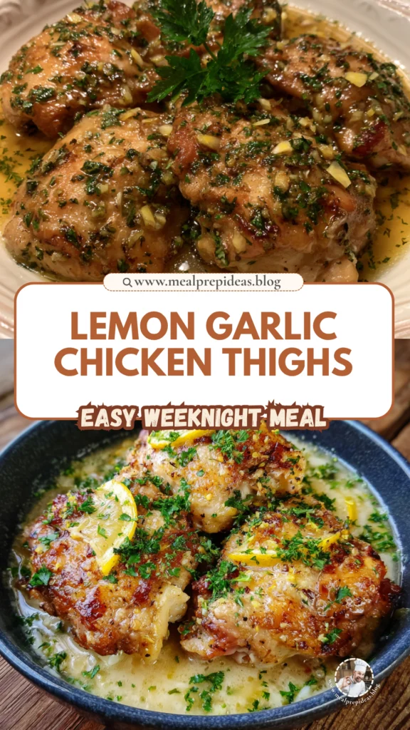 Lemon Garlic Chicken Thighs