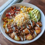 Loaded Potato Taco Bowl
