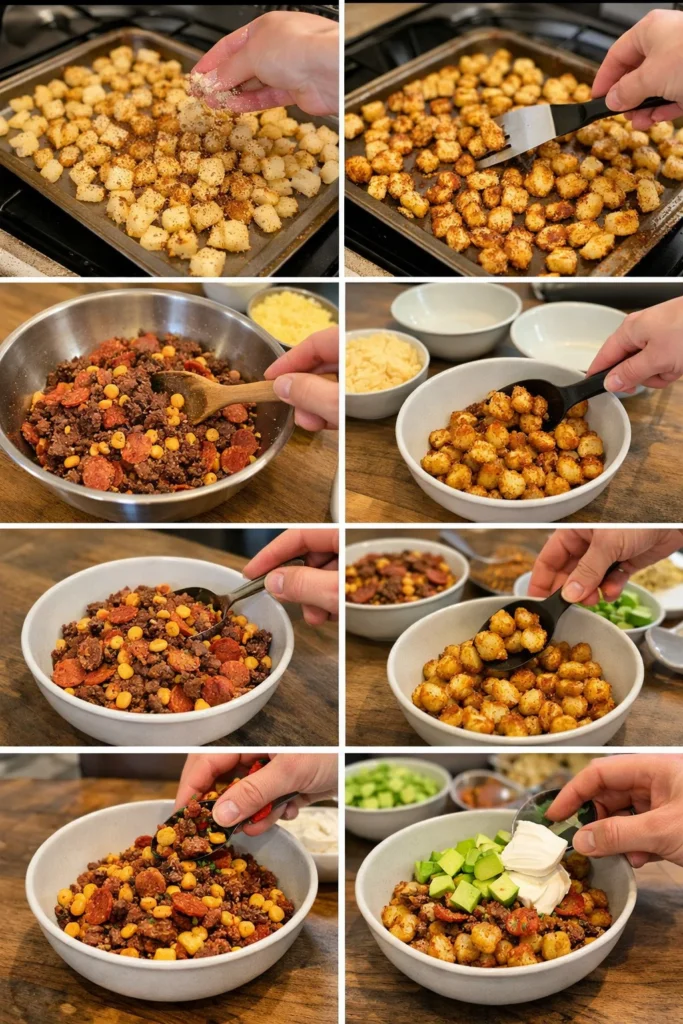 Loaded Potato Taco Bowl