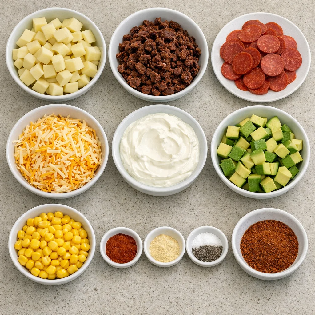 Loaded Potato Taco Bowl