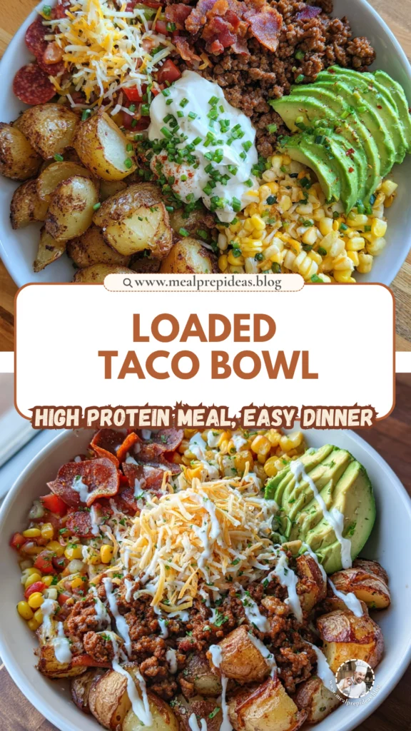 Loaded Potato Taco Bowl