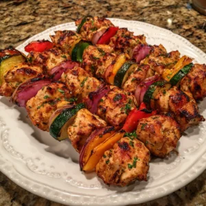 Marinated Chicken Skewers