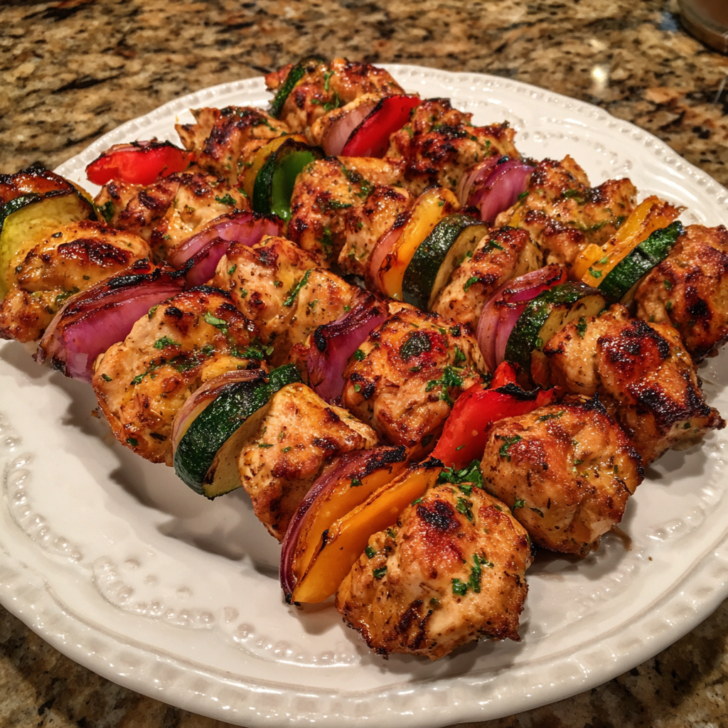 Marinated Chicken Skewers