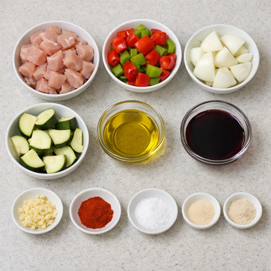 Marinated Chicken Skewers