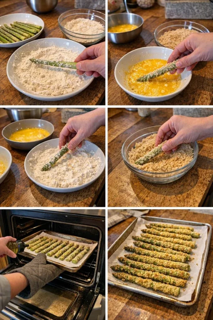 Oven-Baked Asparagus Fries