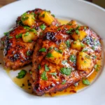 Pineapple BBQ Chicken with Smoked Beef