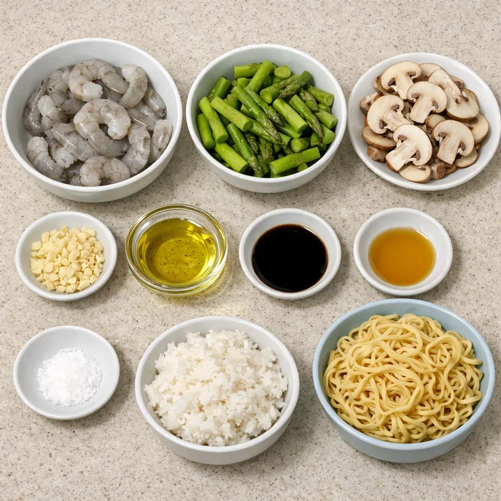 Shrimp and Asparagus Stir-Fry