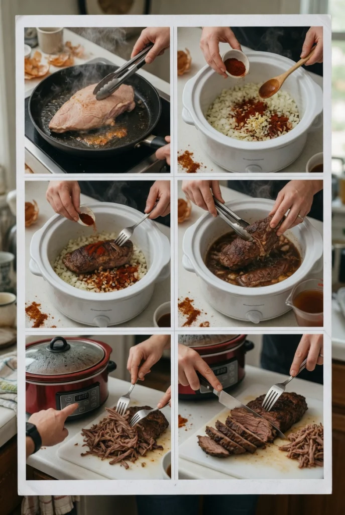 Slow Cooker Beef Breast