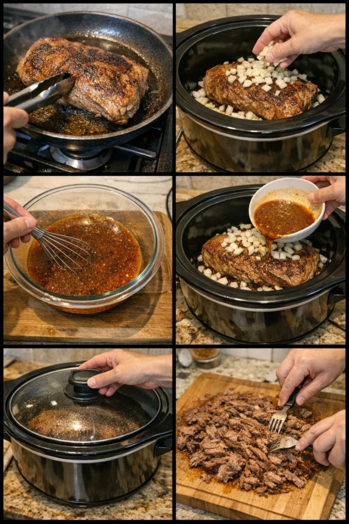 Slow Cooker Beef Breast