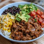 Slow Cooker Beef Burrito Bowls