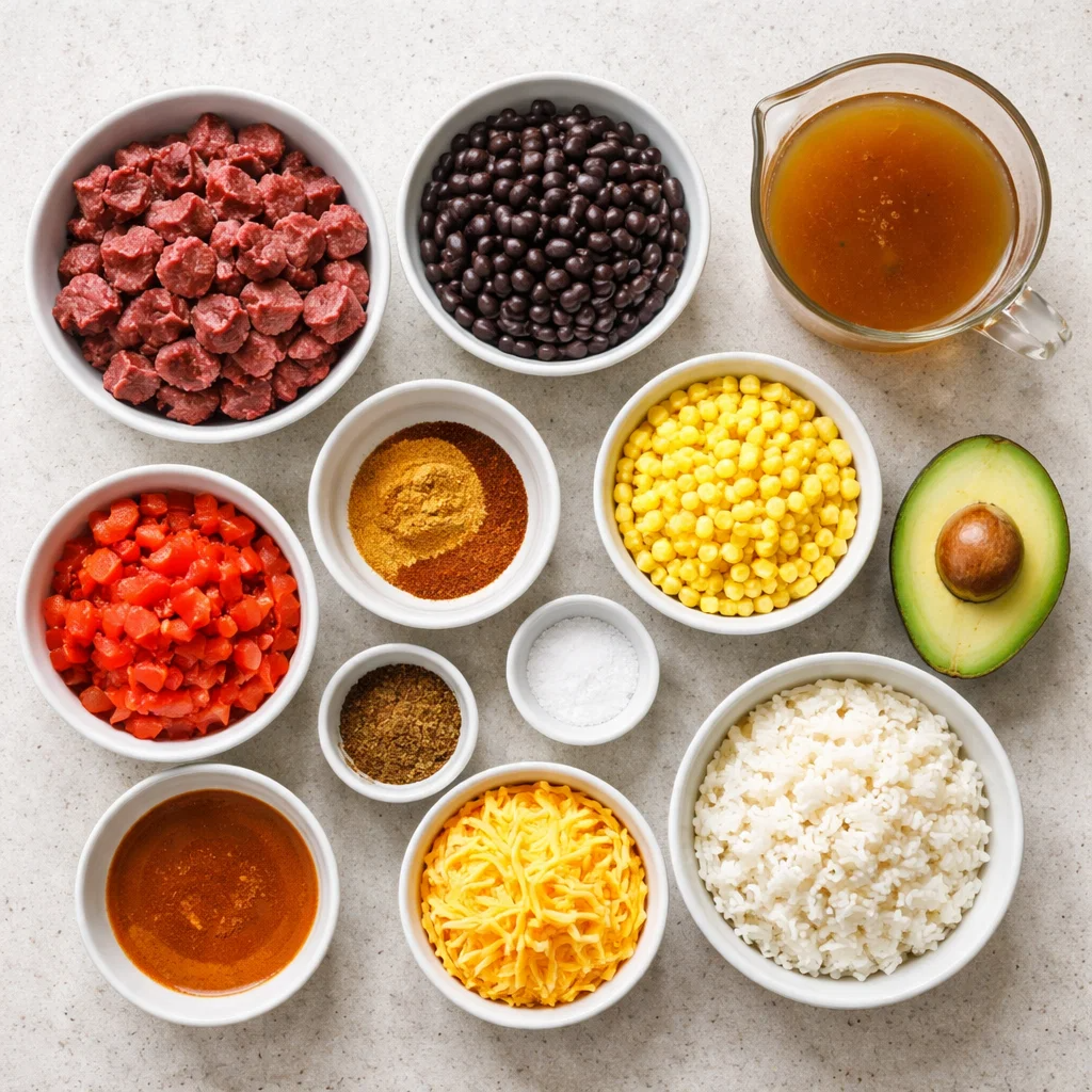Slow Cooker Beef Burrito Bowls