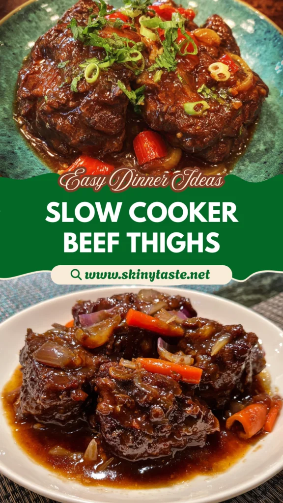 Slow Cooker Beef Thighs
