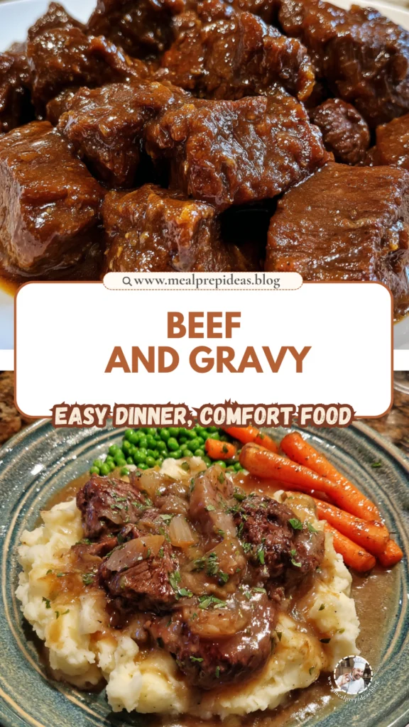 Slow Cooker Beef and Gravy