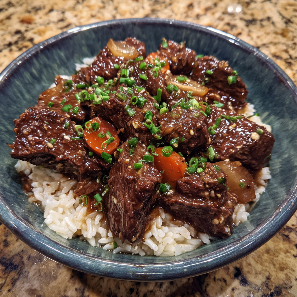 Slow Cooker Brown Sugar Balsamic Beef