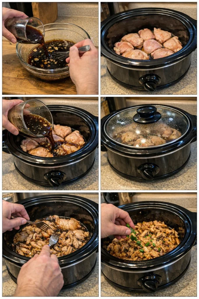 Slow Cooker Brown Sugar Garlic Chicken