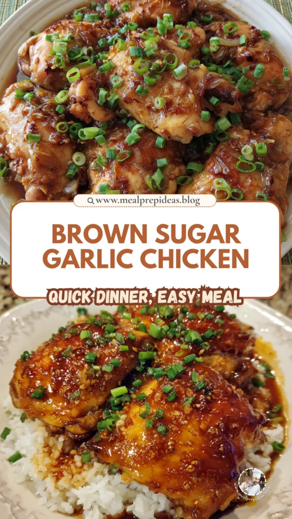 Slow Cooker Brown Sugar Garlic Chicken