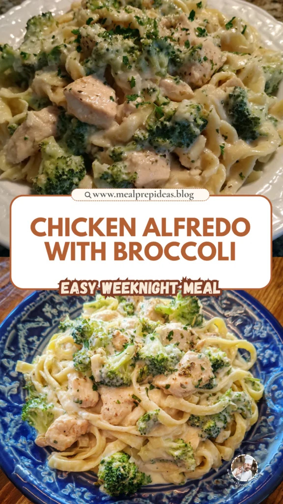 Slow Cooker Chicken Alfredo with Broccoli