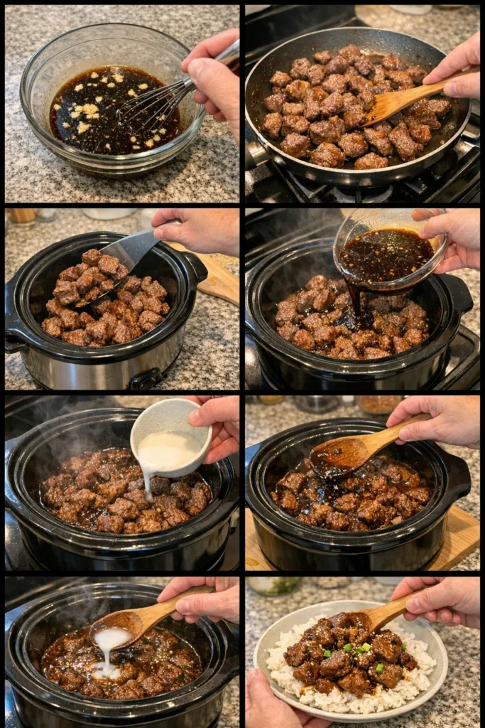 Slow Cooker General Tso's Beef