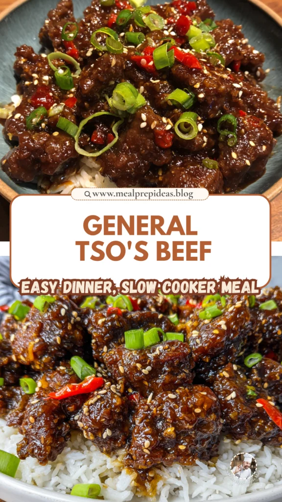 Slow Cooker General Tso's Beef
