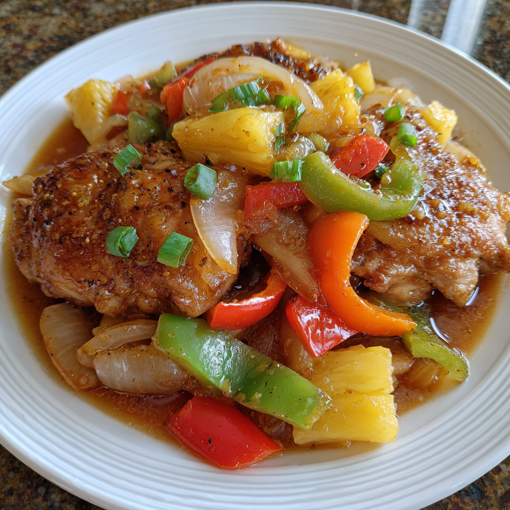 Slow Cooker Hawaiian Pineapple Chicken