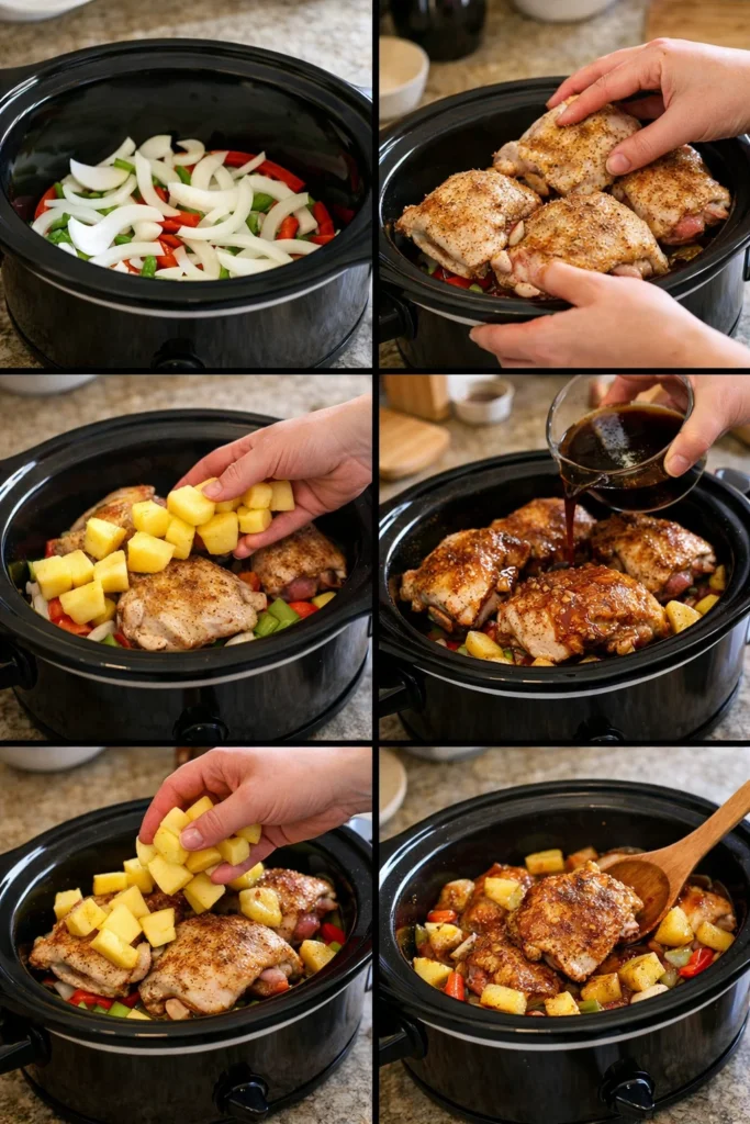 Slow Cooker Hawaiian Pineapple Chicken