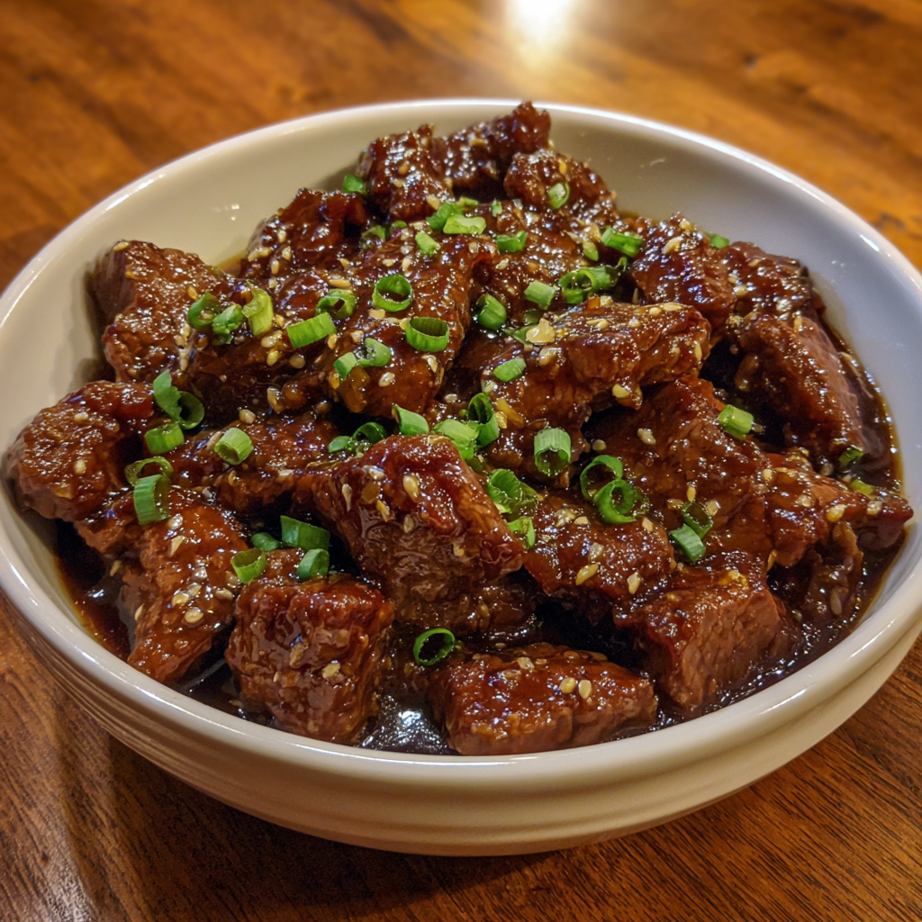 Slow Cooker Honey Garlic Beef