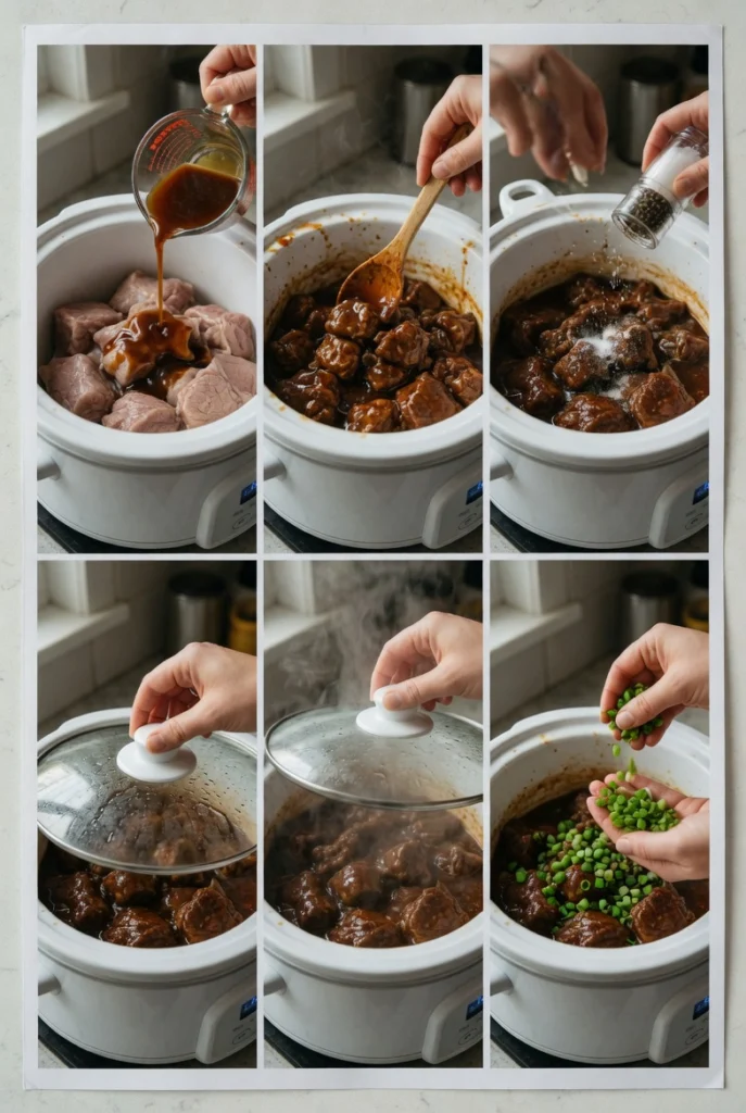 Slow Cooker Honey Garlic Beef