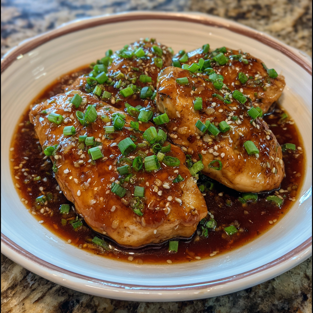 Slow Cooker Honey Garlic Chicken