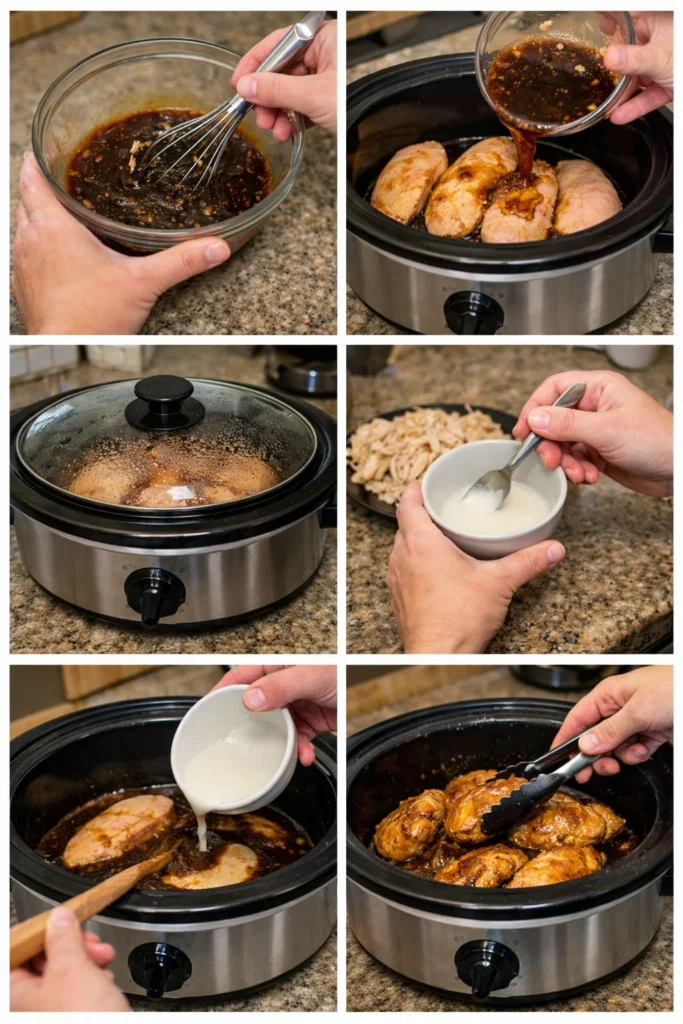 Slow Cooker Honey Garlic Chicken