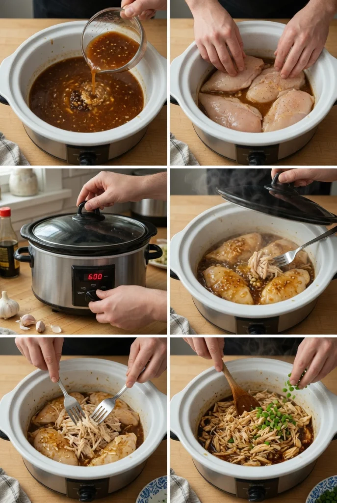 Slow Cooker Honey Garlic Chicken