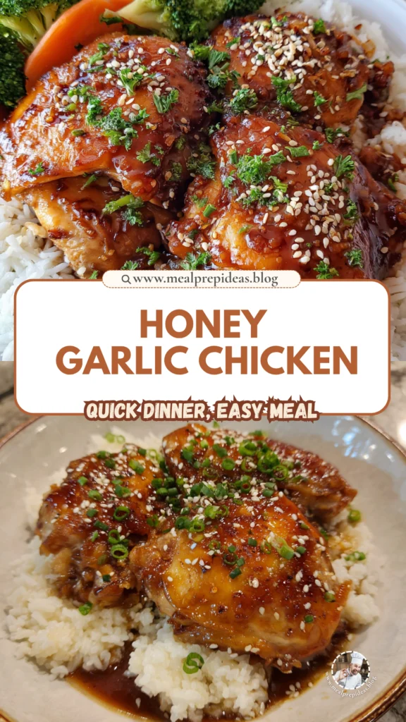 Slow Cooker Honey Garlic Chicken