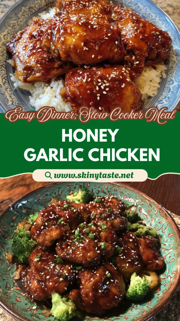 Slow Cooker Honey Garlic Chicken