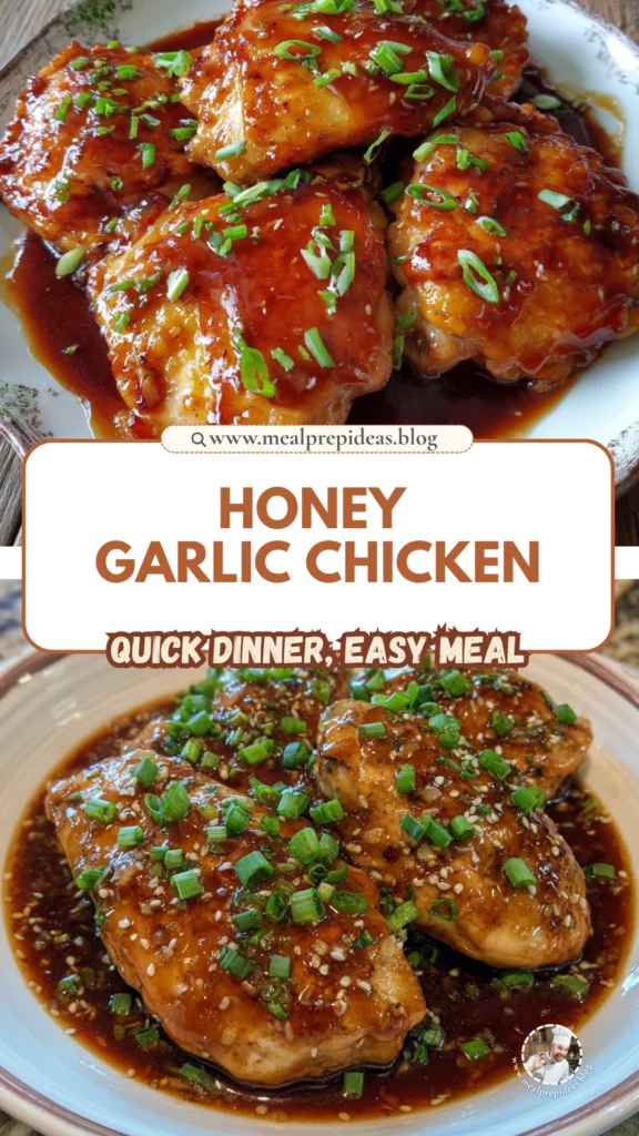 Slow Cooker Honey Garlic Chicken