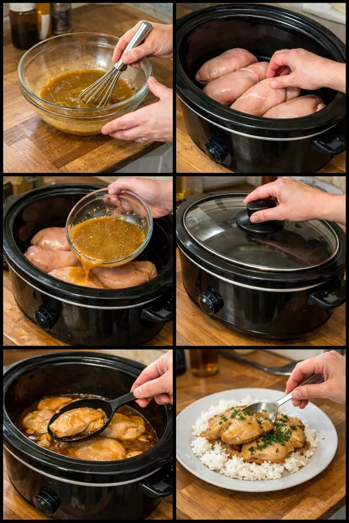 Slow Cooker Honey Mustard Chicken